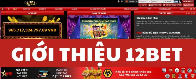 Giới thiệu 12bet: Sân chơi trực tuyến hàng đầu hiện nay